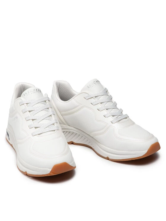 Πολύ καλή προσφορά 😀 Skechers Γυναίκες Αθλητικά Mile Makers 155570/WHT Λευκό ❤️ 7 Πολύ καλή προσφορά 😀 Skechers Γυναίκες Αθλητικά Mile Makers 155570/WHT Λευκό ❤️ - Image 5