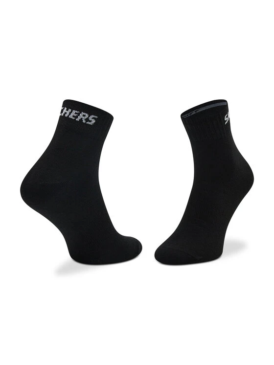 Νέος ???? Skechers Παιδιά Ψηλές Κάλτσες Σετ 3 ζευγάρια ψηλές κάλτσες Unisex SK42017 Μαύρο ???? 4 Νέος ???? Skechers Παιδιά Ψηλές Κάλτσες Σετ 3 ζευγάρια ψηλές κάλτσες Unisex SK42017 Μαύρο ???? - Image 2