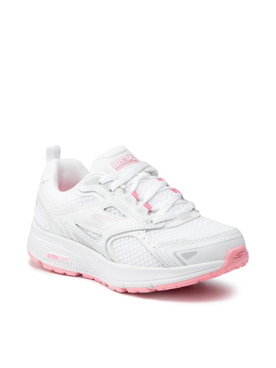 Νέος 😀 Skechers Γυναίκες Παπούτσια Άρσης Βαρών Παπούτσια Go Run Consistent 128075/WPK Λευκό 🥰 3 Νέος 😀 Skechers Γυναίκες Παπούτσια Άρσης Βαρών Παπούτσια Go Run Consistent 128075/WPK Λευκό 🥰