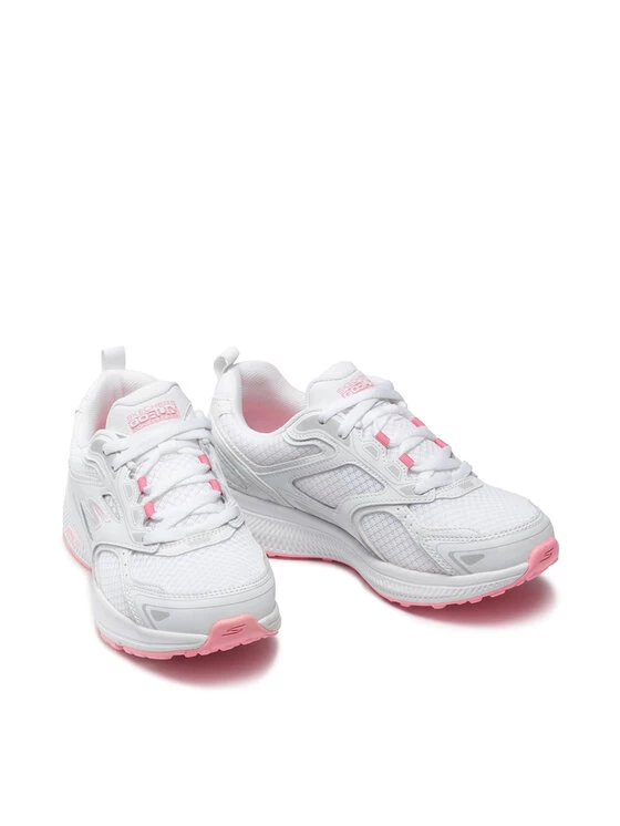 Νέος 😀 Skechers Γυναίκες Παπούτσια Άρσης Βαρών Παπούτσια Go Run Consistent 128075/WPK Λευκό 🥰 7 Νέος 😀 Skechers Γυναίκες Παπούτσια Άρσης Βαρών Παπούτσια Go Run Consistent 128075/WPK Λευκό 🥰 - Image 5