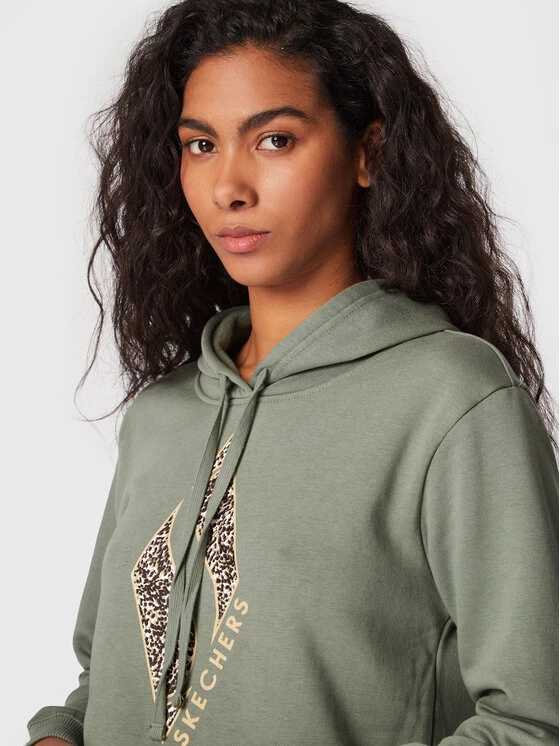 Προώθηση 🧨 Skechers Γυναίκες Μπλούζες Μπλούζα Diamond Wild One WHD75 Πράσινο Regular Fit 🎉 6 Προώθηση 🧨 Skechers Γυναίκες Μπλούζες Μπλούζα Diamond Wild One WHD75 Πράσινο Regular Fit 🎉 - Image 4