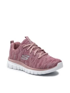 Συμφωνίες 👏 Skechers Γυναίκες Υποδήματα Παπούτσια Twisted Fortune 12614/MVE Ροζ ❤️