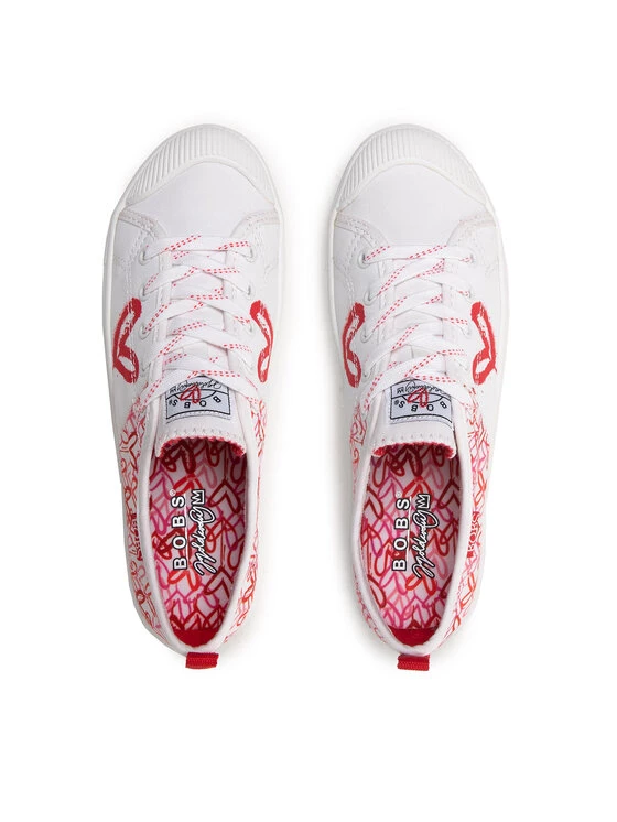 Πολύ καλή προσφορά ✨ Skechers Γυναίκες Κλειστά Παπούτσια 👟 Sneakers All Corazon 113952/WRPK Λευκό ❤️ 8 Πολύ καλή προσφορά ✨ Skechers Γυναίκες Κλειστά Παπούτσια 👟 Sneakers All Corazon 113952/WRPK Λευκό ❤️ - Image 6