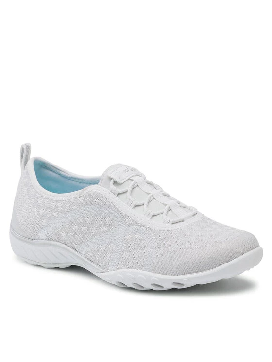 Ολοκαίνουργιο ⌛ Skechers Γυναίκες Κλειστά Παπούτσια Αθλητικά Breathe Easy 23028/WSL Λευκό 🤩 3 Ολοκαίνουργιο ⌛ Skechers Γυναίκες Κλειστά Παπούτσια Αθλητικά Breathe Easy 23028/WSL Λευκό 🤩
