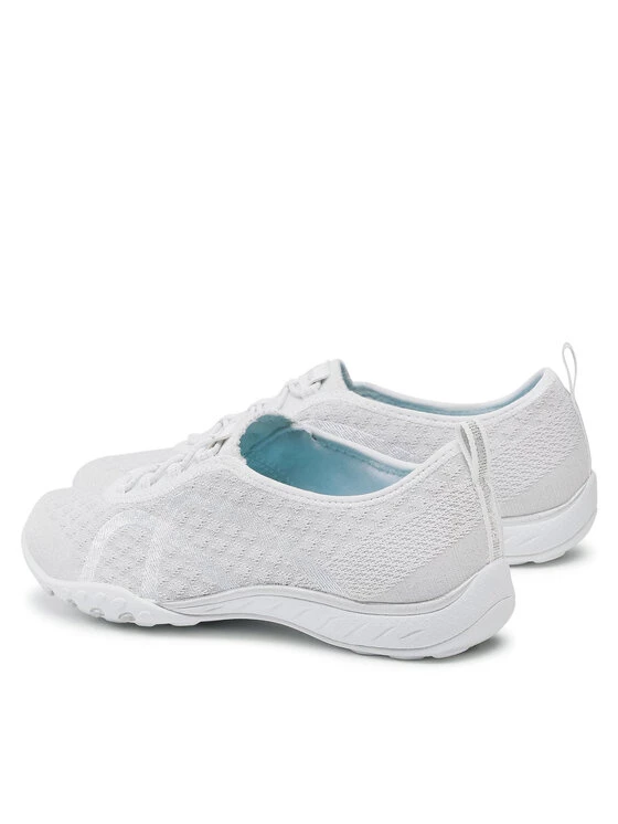 Ολοκαίνουργιο ⌛ Skechers Γυναίκες Κλειστά Παπούτσια Αθλητικά Breathe Easy 23028/WSL Λευκό 🤩 5 Ολοκαίνουργιο ⌛ Skechers Γυναίκες Κλειστά Παπούτσια Αθλητικά Breathe Easy 23028/WSL Λευκό 🤩 - Image 3