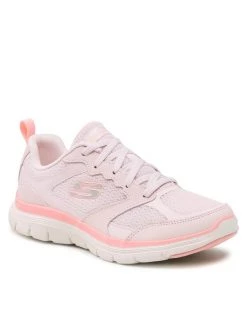 Συμφωνίες 💯 Skechers Γυναίκες Παπούτσια Προπόνησης Παπούτσια Active Flow 149305/LTPK Ροζ 🔔