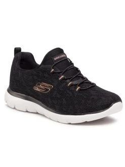 Skechers Κατάστημα 29 Best Pirce ❤️ Skechers Γυναίκες Υποδήματα Παπούτσια Leopard Spot 149037/BKRG Μαύρο 🌟