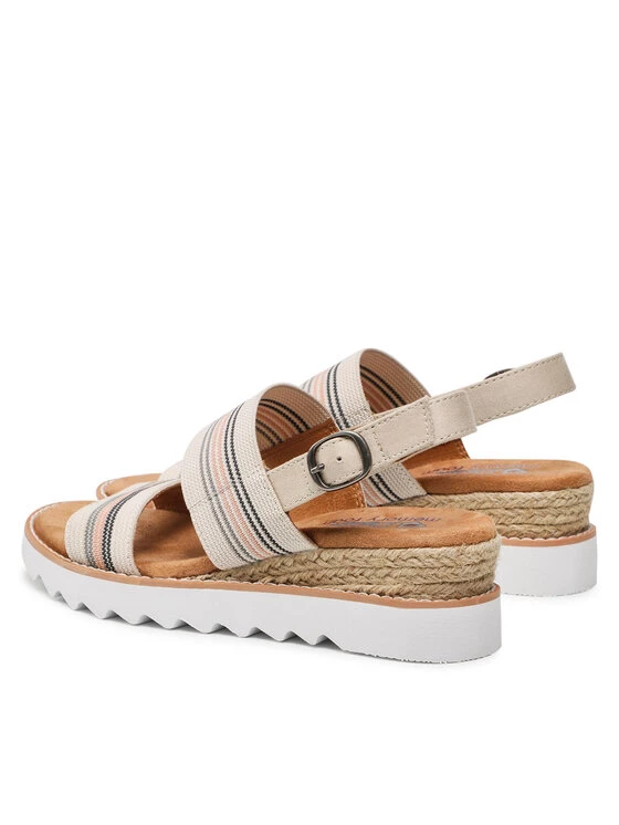 Συμφωνίες 👍 Skechers Γυναίκες Εσπαντρίγιες BOBS Tea Time 113863/NTMT Μπεζ 🤩 5 Συμφωνίες 👍 Skechers Γυναίκες Εσπαντρίγιες BOBS Tea Time 113863/NTMT Μπεζ 🤩 - Image 3