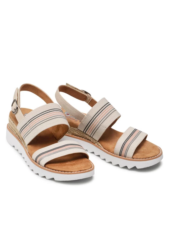 Συμφωνίες 👍 Skechers Γυναίκες Εσπαντρίγιες BOBS Tea Time 113863/NTMT Μπεζ 🤩 7 Συμφωνίες 👍 Skechers Γυναίκες Εσπαντρίγιες BOBS Tea Time 113863/NTMT Μπεζ 🤩 - Image 5