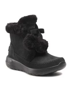 Ολοκαίνουργιο 😀 Skechers Γυναίκες Biker Μποτάκια Μποτάκια On The Go Joy 144004/BBK Μαύρο 🧨