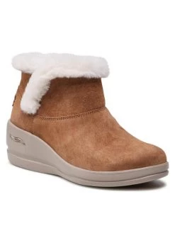 ΧΟΝΔΡΙΚΟ ΕΜΠΟΡΙΟ 🔔 Skechers Γυναίκες Biker Μποτάκια Μποτάκια Arch Fit Rise 144470/CSNT Καφέ 🧨