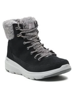 Πολύ καλή προσφορά 🎉 Skechers Γυναίκες Biker Μποτάκια Μποτάκια Woodlands 16677/BKGY Μαύρο ❤️