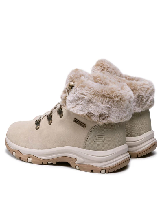 Τοπ 10 ⌛ Skechers Γυναίκες Biker Μποτάκια Μποτάκια Falls Finest 167178/NAT Μπεζ ⭐ 5 Τοπ 10 ⌛ Skechers Γυναίκες Biker Μποτάκια Μποτάκια Falls Finest 167178/NAT Μπεζ ⭐ - Image 3