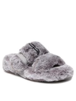 Αγορά ✨ Skechers Γυναίκες Παντόφλες Σπιτιού Cozy Wedge 167238/GRY Γκρι 🤩