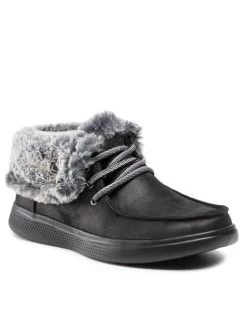 Κουπόνι ⌛ Skechers Γυναίκες Biker Μποτάκια Μποτάκια Hang Glider 113443/BLK Μαύρο 🤩