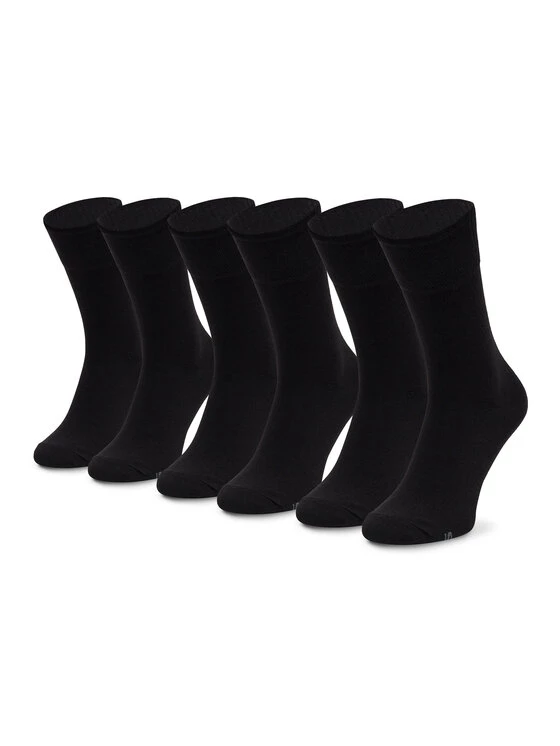 Νέος ???? Skechers Γυναίκες Ψηλές Κάλτσες Σετ 3 ζευγάρια ψηλές κάλτσες Unisex SK41007 Μαύρο ???? 4 Νέος ???? Skechers Γυναίκες Ψηλές Κάλτσες Σετ 3 ζευγάρια ψηλές κάλτσες Unisex SK41007 Μαύρο ???? - Image 2