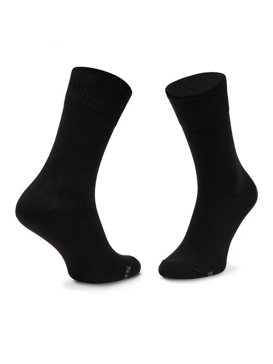 Νέος ???? Skechers Γυναίκες Ψηλές Κάλτσες Σετ 3 ζευγάρια ψηλές κάλτσες Unisex SK41007 Μαύρο ???? 5 Νέος ???? Skechers Γυναίκες Ψηλές Κάλτσες Σετ 3 ζευγάρια ψηλές κάλτσες Unisex SK41007 Μαύρο ???? - Image 3