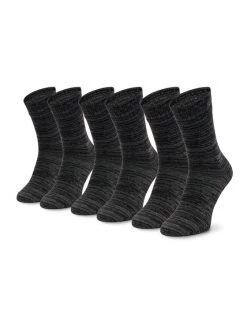 Προϋπολογισμός 😀 Skechers Γυναίκες Ψηλές Κάλτσες Σετ 3 ζευγάρια ψηλές κάλτσες Unisex SK41040 Γκρι 🛒