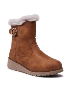Προϋπολογισμός 🔔 Skechers Γυναίκες Μποτάκια Comfy Winter 167248/CSNT Καφέ ❤️