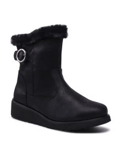 Κουπόνι 🔔 Skechers Γυναίκες Μποτάκια Comfy Winter 167248/BBK Μαύρο ⭐