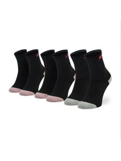 Αγορά 👏 Skechers Γυναίκες Ψηλές Κάλτσες Σετ 3 ζευγάρια ψηλές κάλτσες Unisex SK-SK41053 Μαύρο 🛒