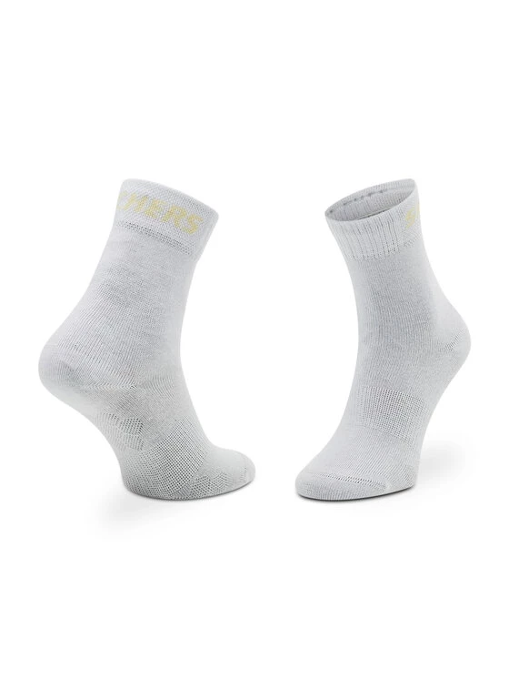 Best Pirce ❤️ Skechers Γυναίκες Ψηλές Κάλτσες Σετ 3 ζευγάρια ψηλές κάλτσες Unisex SK-SK41053 Λευκό 🌟 5 Best Pirce ❤️ Skechers Γυναίκες Ψηλές Κάλτσες Σετ 3 ζευγάρια ψηλές κάλτσες Unisex SK-SK41053 Λευκό 🌟 - Image 3