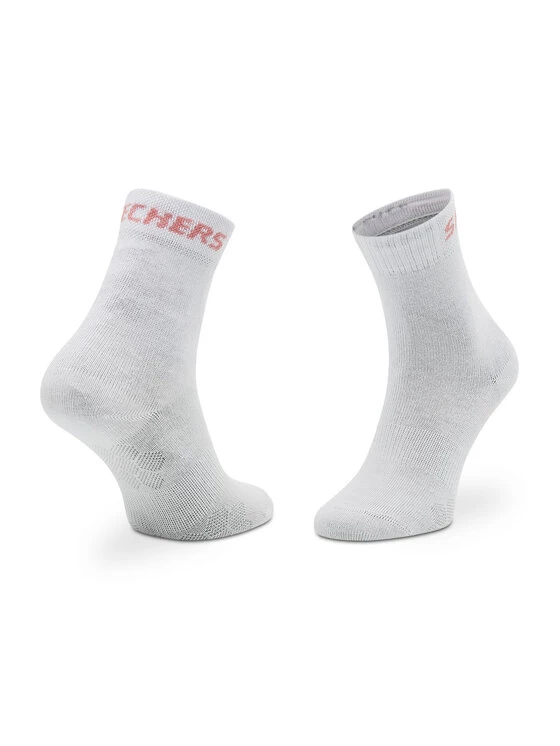 Best Pirce ❤️ Skechers Γυναίκες Ψηλές Κάλτσες Σετ 3 ζευγάρια ψηλές κάλτσες Unisex SK-SK41053 Λευκό 🌟 6 Best Pirce ❤️ Skechers Γυναίκες Ψηλές Κάλτσες Σετ 3 ζευγάρια ψηλές κάλτσες Unisex SK-SK41053 Λευκό 🌟 - Image 4