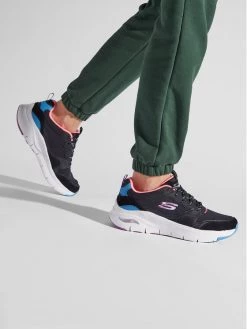 Ολοκαίνουργιο 🎁 Skechers Γυναίκες Αθλητικά Vista View 149723/BKMT Μαύρο 😀