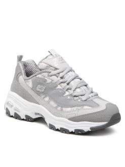 Καλύτερη πώληση 🎉 Skechers Γυναίκες Κοντά Αθλητικά Αθλητικά Cotton 🍬 Candy 149240/GRY Γκρι 🌟