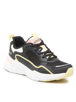 Best Pirce 🤩 Skechers Γυναίκες Κοντά Αθλητικά Αθλητικά BOBS Chill Zone 117041/BKMT Μαύρο 🎉