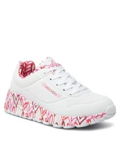 Το φθηνότερο 🧨 Skechers Γυναίκες Αθλητικά Lovely Luv 314976L/WRPK Λευκό 🔔