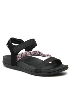 Πολύ καλή προσφορά 😍 Skechers Γυναίκες Σανδάλια Beachy Sunrise 163221/BKLP Μαύρο 🥰