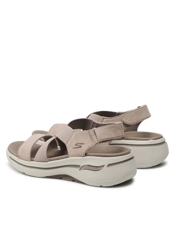 Νέος 😍 Skechers Γυναίκες Σανδάλια Treasured 140257/TPE Καφέ 🤩 5 Νέος 😍 Skechers Γυναίκες Σανδάλια Treasured 140257/TPE Καφέ 🤩 - Image 3