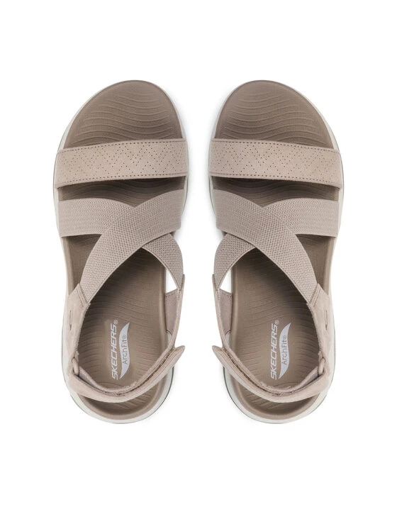 Νέος 😍 Skechers Γυναίκες Σανδάλια Treasured 140257/TPE Καφέ 🤩 8 Νέος 😍 Skechers Γυναίκες Σανδάλια Treasured 140257/TPE Καφέ 🤩 - Image 6