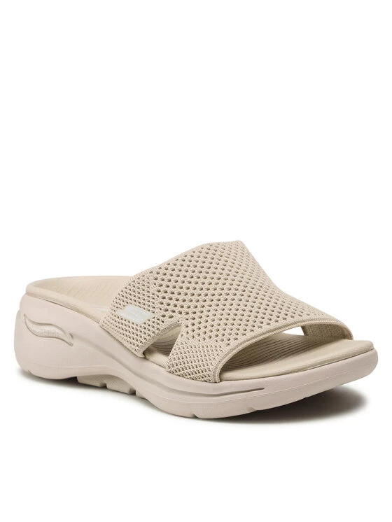 Νέος 😉 Skechers Γυναίκες Παντόφλες Go Walk Arch Fit 140224/NAT Μπεζ 😀 3 Νέος 😉 Skechers Γυναίκες Παντόφλες Go Walk Arch Fit 140224/NAT Μπεζ 😀