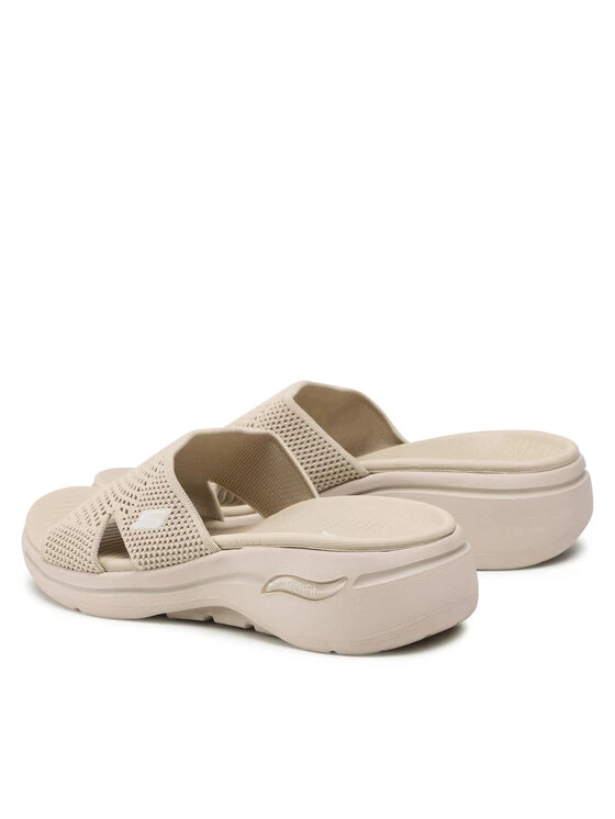 Νέος 😉 Skechers Γυναίκες Παντόφλες Go Walk Arch Fit 140224/NAT Μπεζ 😀 5 Νέος 😉 Skechers Γυναίκες Παντόφλες Go Walk Arch Fit 140224/NAT Μπεζ 😀 - Image 3