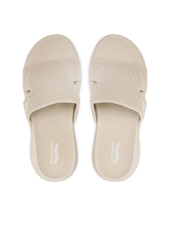 Νέος 😉 Skechers Γυναίκες Παντόφλες Go Walk Arch Fit 140224/NAT Μπεζ 😀 8 Νέος 😉 Skechers Γυναίκες Παντόφλες Go Walk Arch Fit 140224/NAT Μπεζ 😀 - Image 6