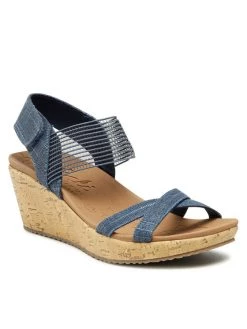 Το φθηνότερο 🎁 Skechers Γυναίκες Σανδάλια Casual Outing 119323/NVY Σκούρο μπλε 🎉