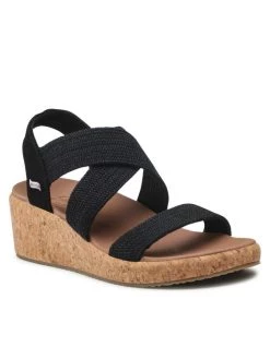 Φτηνός 🎁 Skechers Γυναίκες Σανδάλια Love Stars 119260/BLK Μαύρο 🛒