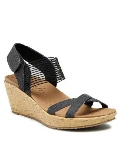 Flash Sale 👍 Skechers Γυναίκες Σανδάλια Casual Outing 119323/BLK Μαύρο 😉