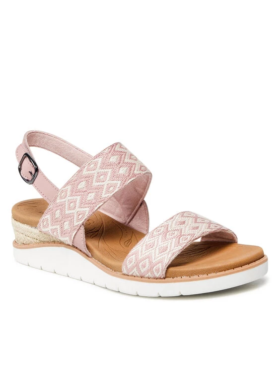 Προώθηση ✔️ Skechers Γυναίκες Σανδάλια BOBS Ocean Rush 114003/BLSH Ροζ ✨ 3 Προώθηση ✔️ Skechers Γυναίκες Σανδάλια BOBS Ocean Rush 114003/BLSH Ροζ ✨