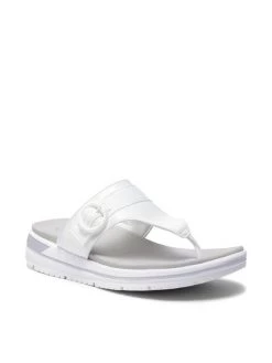 Φτηνός 🎁 Skechers Γυναίκες Σαγιονάρες Smooth Cruise 163201/WHT Λευκό 🔥