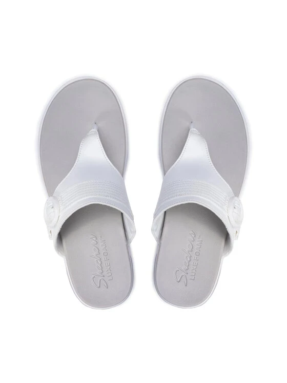 Φτηνός 🎁 Skechers Γυναίκες Σαγιονάρες Smooth Cruise 163201/WHT Λευκό 🔥 8 Φτηνός 🎁 Skechers Γυναίκες Σαγιονάρες Smooth Cruise 163201/WHT Λευκό 🔥 - Image 6