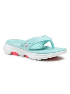 Νέος 🔥 Skechers Γυναίκες Σαγιονάρες Bali 111100/AQUA Μπλε 😍