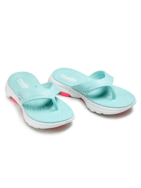 Νέος 🔥 Skechers Γυναίκες Σαγιονάρες Bali 111100/AQUA Μπλε 😍 7 Νέος 🔥 Skechers Γυναίκες Σαγιονάρες Bali 111100/AQUA Μπλε 😍 - Image 5