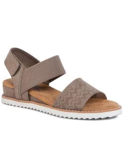 Εξοδος 🔥 Skechers Γυναίκες Σανδάλια BOBS Desert Kiss 31440/TPE Καφέ 🧨