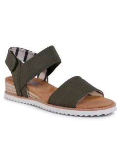 Εξοδος 👏 Skechers Γυναίκες Εσπαντρίγιες BOBS Poppy Bloom 113005/OLV Πράσινο 😉