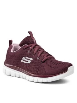 Η καλύτερη συμφωνία 😍 Skechers Γυναίκες Υποδήματα Παπούτσια Get Connected 12615/WINE Μπορντό 🔥
