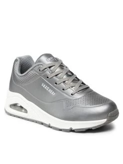 Skechers Κατάστημα 16 Flash Sale ✨ Skechers Γυναίκες Αθλητικά Rose Bold 73691/GUN Ασημί 😍